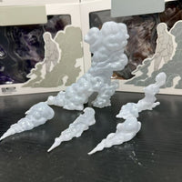 1/12 Scale Action Figure Cloud Mist Effect Model Kit for Diorama & Display