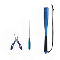 Multifunctional Fishing Pliers Set with Curved Nose, Lightweight Fishing Hook and Line Cutter for Lure Fishing