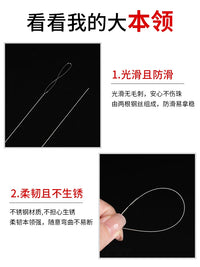 Twisted Beading Needles for Pearls & Crystals, DIY Stringing Tool Set with Syringe