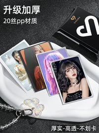SINGBA 2-Layer Thickened Photocard Sleeves for K-Pop Albums & Calendars