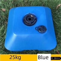 Outdoor Umbrella Base, Heavy-Duty Water-Filled Plastic Stand, Prevents Umbrella from Falling