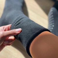 Thickened Terry Yoga Socks Non-Slip Pilates Dance Fitness Knee-High Socks for Autumn/Winter