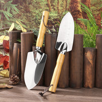 Stainless Steel Garden Hand Trowel Set for Planting and Cultivating