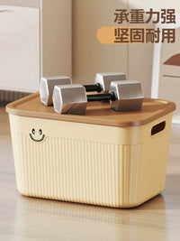 Large Storage Box with Lid for Home Organization, Snacks, Toys, and Sundries