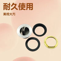 Bathtub Shower Room Zinc Alloy Flip-Flop Universal Drain with Anti-Odor and Anti-Clog Medium Hose