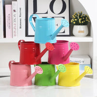 Kids' Garden Watering Can for Plants and Flowers, Durable Iron Art Sprinkler for Kindergarten Planting Areas