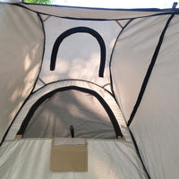 Portable Pop-Up Shower Tent Outdoor Changing Room Privacy Shelter with Mesh Window