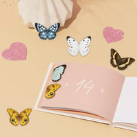 Butterfly Magnetic Bookmarks - Vintage Art Style, Creative Student Reading Page Markers
