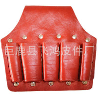 Leather Portable Tool Pouch for Electricians and Home Repair
