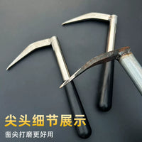 Oyster Shucking Hook Tool for Seafood Harvesting, Manganese Steel or Stainless Steel