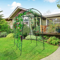 Garden Arch Trellis for Climbing Plants, Coated Steel Frame for Vegetables and Flowers