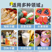 Disposable Water Injection Ice Pack for Food Preservation and Cooling Transport