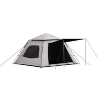 Portable Pop-Up Camping Tent with Awning, UV Protection & Mosquito Net, for Outdoor Activities