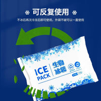 Reusable Water-Free Biological Ice Pack for Express Delivery and Food Preservation