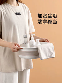 FaSoLa Foldable Portable Wash Basin for Home, Travel, and Dorms