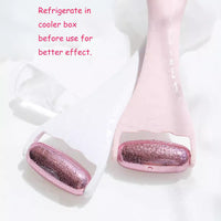304 Stainless Steel Facial and Body Ice Roller Massager for Cooling and Massage