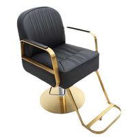 Modern Hydraulic Reclining Salon Chair for Hair Stylists and Barbers