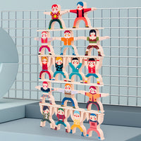 Kids Wooden Stacking Hercules Blocks Game Educational Toy