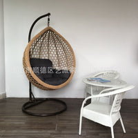 Outdoor Indoor Patio Balcony Wicker Rattan Hanging Swing Chair