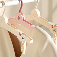 Portable Folding Travel Hanger with Non-Slip Design for Clothes, Underwear, and Socks