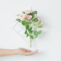 Square Grid Photo Wall Panel for Room Decor