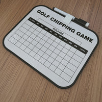 Indoor Golf Practice Net Set with Chipping Net and Scoreboard