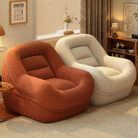 Tatami Lazy Sofa with Footrest, Single Lounge Chair for Bedroom Living Room Balcony