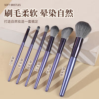 6-Piece Professional Makeup Brush Set for Face and Eyes
