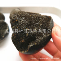 Natural Turtle Back Stone Geode Ornament