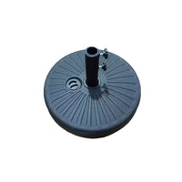 Outdoor Round Water-Filled Umbrella Base for Patio and Garden, 22L Capacity