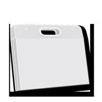 Frosted Art Portfolio Bag for 4K/8K Artwork, Sketchbooks, and Drawing Paper Storage