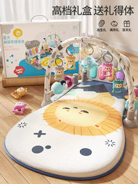 Baby Play Mat with Kick and Play Piano Gym for Infants 0-12 Months, Early Education Activity Center for Newborns
