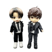 OB11 YMY BJD Doll Suit Set with Vest and Trench Coat
