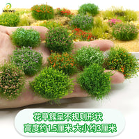 Miniature Flower Cluster Model for Dioramas and Scenery