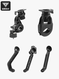 Motorcycle Phone Mount Base with Mirror Stem Attachment for Handlebars