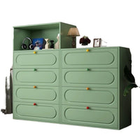 Modern Minimalist Steel Chest of Drawers with Multiple Tiers for Bedroom Storage