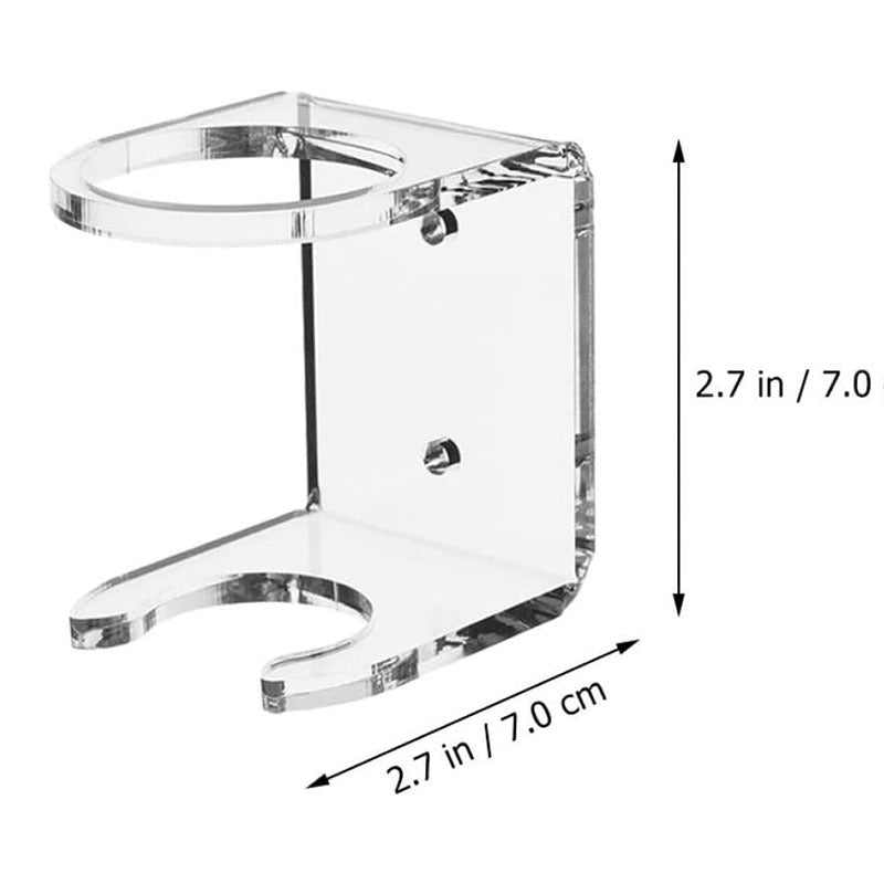 2-Pack Acrylic Wall Mount Baseball Bat Display Rack for Sports Memorabilia