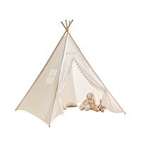 Kids' Indoor/Outdoor Indian Teepee Play Tent - Princess Castle Toy House