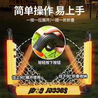 Kids Soccer Goal Net, Foldable Portable 5-A-Side Easy Indoor Outdoor Training Equipment for Kindergarten & Primary School