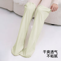 Adjustable Pure Cotton Over-the-Knee Sleep Socks for Men and Women, Warm Leggings for Autumn/Winter