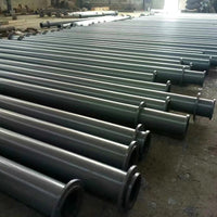 Large Diameter Rubber Lined Steel Pipe for Abrasion and Corrosion Resistance