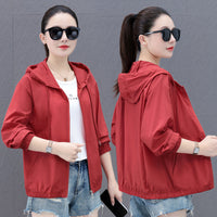 Women's Sun Protection Hoodie, Quick-Dry Ice Silk, Lightweight for Summer Outdoor Activities