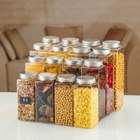 Grain Storage Container for Kitchen Refrigerator, Thickened Plastic Sealed Jar for Dry Goods and Spices