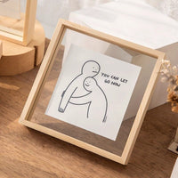 Double-Sided Transparent Photo Frame for DIY Art Display