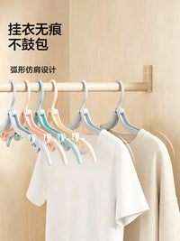 Portable Folding Travel Hangers for Dorms and Hotels - 10-Pack