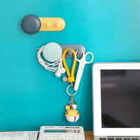 Self-Adhesive Cable Organizer Clips for Plug Wire Management, Punch-Free Wall Hooks
