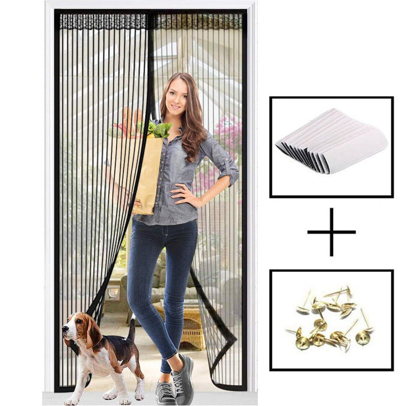 Magnetic Screen Door with Anti-Mosquito Mesh for Summer, Living Room, Bedroom, Kitchen