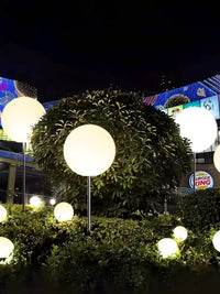 LED Outdoor Waterproof Landscape Sphere Light with Stake for Garden Patio Decoration