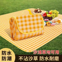Outdoor Picnic Blanket Waterproof Mat Portable Camping Mat with Carry Bag