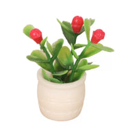 Dollhouse Miniature Potted Plants Set for Outdoor Landscape Decor